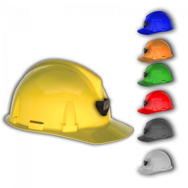 Casco Top-Gard MSA con porta lámpara - Imagen 2