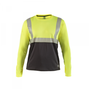 POLERA REFLECTIVA HW  FLUOR MANGA LARGA