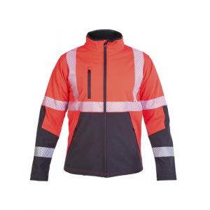 CHAQUETA SOFTSHELL HW OKLAN FLUOR