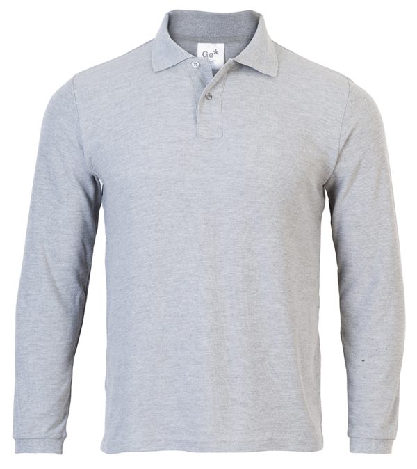 Polera Pique Manga Larga Hombre Geolite - Imagen 2