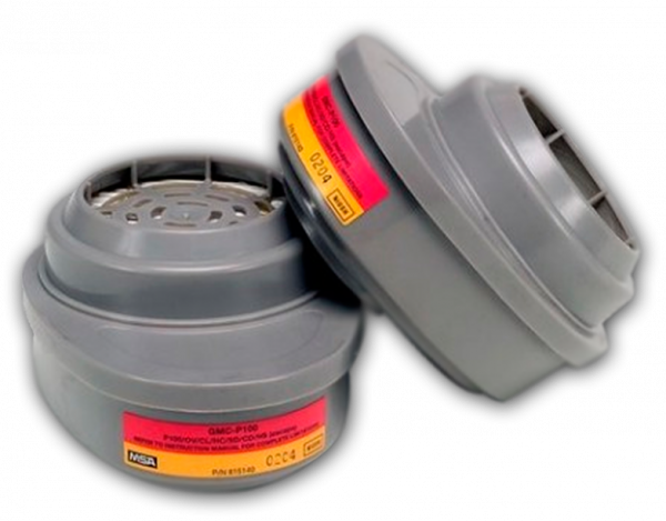 Filtro Advantage GMC-P-100 Vap. acidos y Gases Acidos/ Material Particulado Msa
