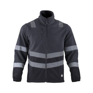 MICROPOLAR IRON LINE CON REFLECTIVA MANGA LARGA HOMBRE