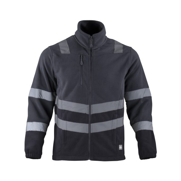 MICROPOLAR IRON LINE CON REFLECTIVA MANGA LARGA HOMBRE - Imagen 2