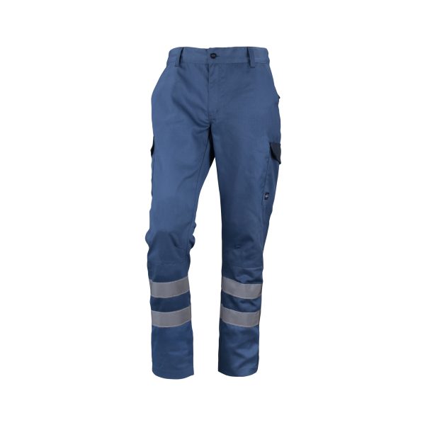 PANTALON CARGO GABARDINA BICOLOR C/CINTA PRACTICAL LINE 100% POLY