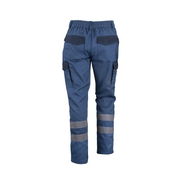 PANTALON CARGO GABARDINA BICOLOR C/CINTA PRACTICAL LINE 100% POLY - Imagen 6