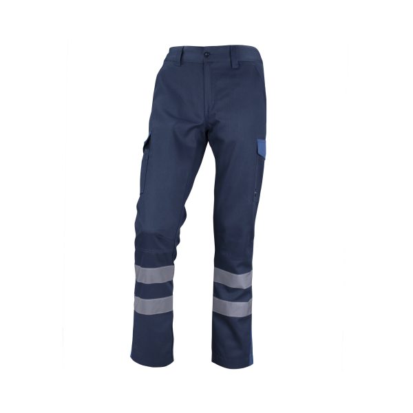 PANTALON CARGO GABARDINA BICOLOR C/CINTA PRACTICAL LINE 100% POLY - Imagen 2