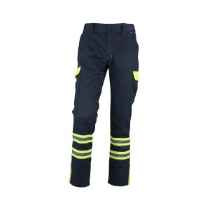PANTALON CARGO GABARDINA BICOLOR CON CINTA DÍA NOCHE HI-VIS LINE 100% POLY