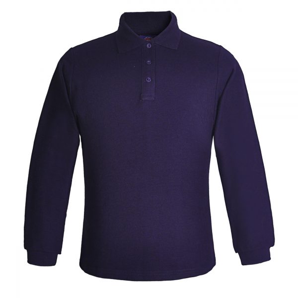 POLERA POLO MANGA LARGA MUJER PREMIUM