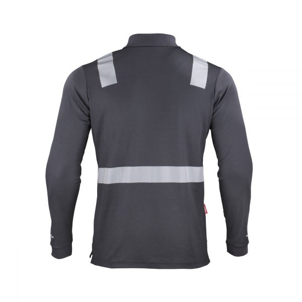 POLERA POLO HIBRIDA CINTA REFLECTIVA MANGA LARGA - Imagen 5