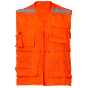 Chaleco Geologo Poplin Naranjo