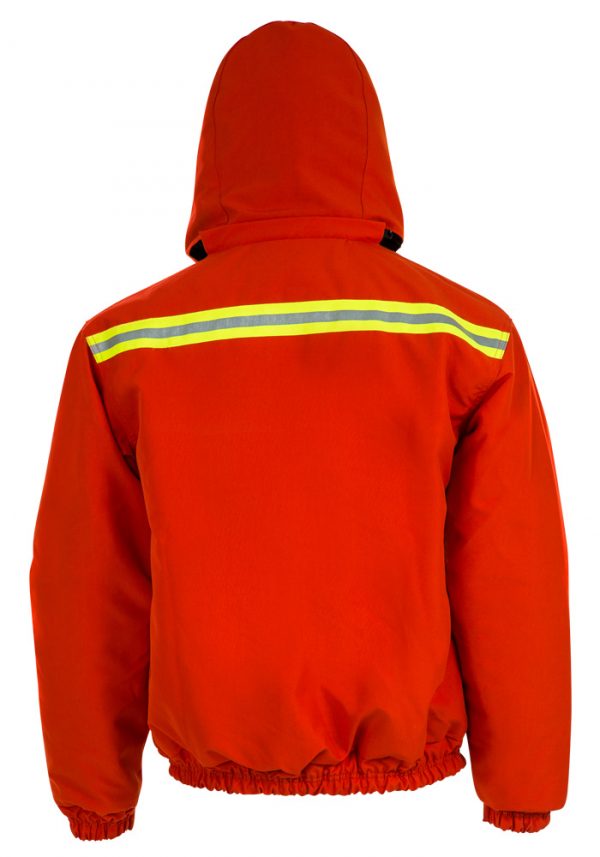 PARKA TÉRMICA NARANJA CON CINTA NOCHE DÍA - Imagen 2