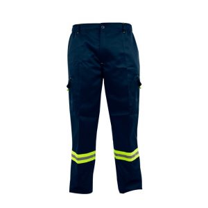 PANTALÓN CARGO GABARDINA LAND-PG24 AZUL