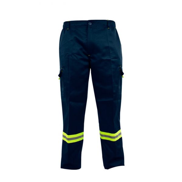 PANTALÓN CARGO GABARDINA LAND-PG24 AZUL