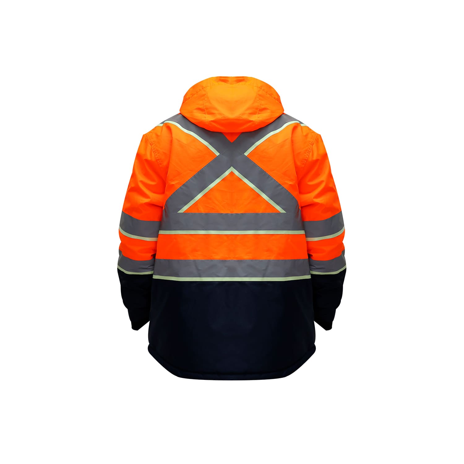 PARKA NEBRASKA S30 BICOLOR AZUL-NARANJO SIBERIA - Imagen 2