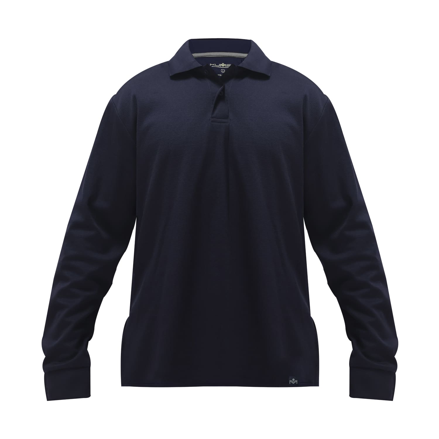 POLERA WAFFLE MANGA LARGA KUMEN